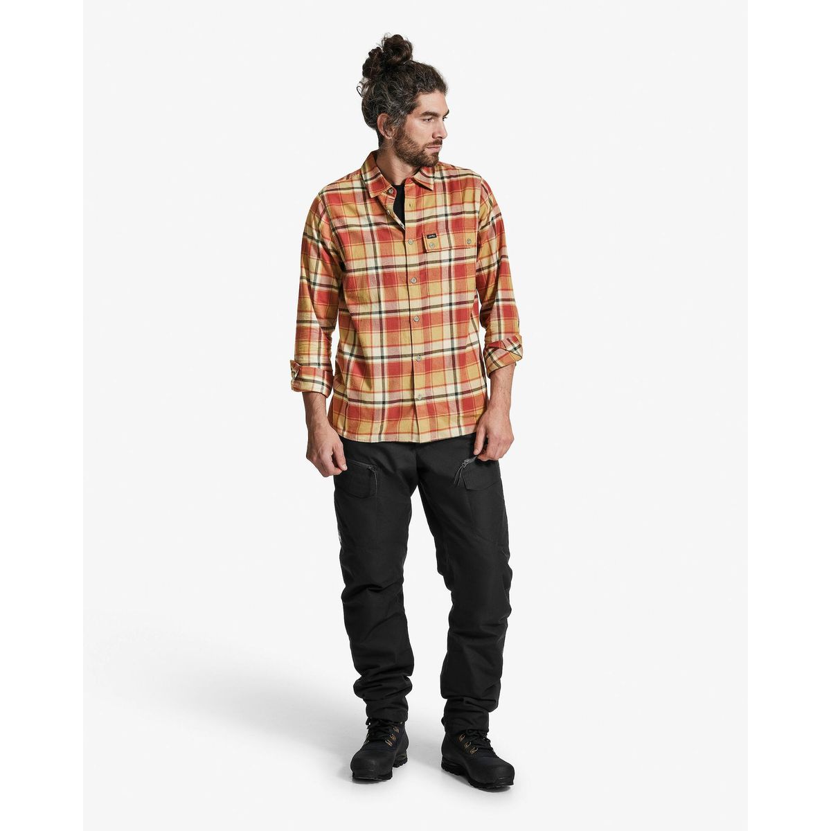 Lundhags Järpen Plaid Flannel Shirt rosewood (58450) XL 44003-24-58450-XL