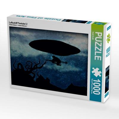 CALVENDO Puzzle Luftschiff Tentakel 2 1000 Teile Puzzle quer | 1000 Teile Lege-Größe 64 × 48 cm Foto-Puzzle für glückliche Stunden