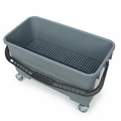 Mopp-Eimer mit Ablage und Rollen, 24 l