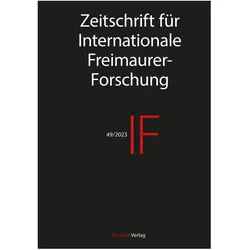 IF - Zeitschrift für Internationale Freimaurer-Forschung 49/23, Fachbücher