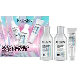 750ml Redken acidic bonding concentrate XMAS Set (Shampoo 300ml + Conditioner 300ml + Leave-in 150ml)