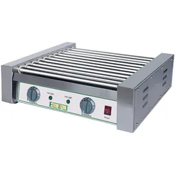 Hot Dog Cooker zum Erhitzen und Kochen von Sandwiches und Würstchen. Konstruktion aus rostfreiem Stahl. EasyLine by FIMAR. Modell FY011.