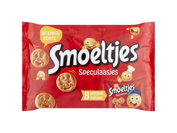 Hellema Smoeltjes Speculaas Cookies - 8 stuks, 200 g