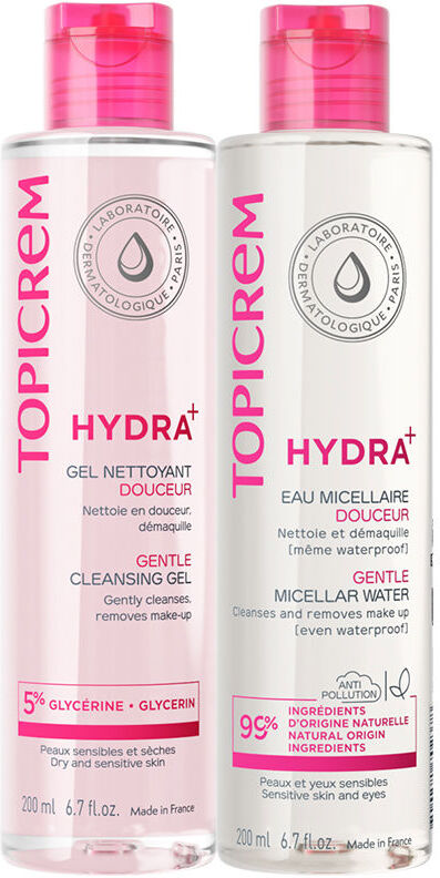 Topicrem Coffret de 2 produits pour la routine visage HYDRA+