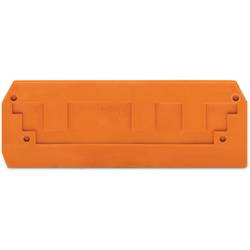 WAGO 284-339 Abschluss- und Trennplatte Orange 100 St.