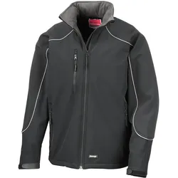 Result Ice Fell Hooded Softshell Jacke, black/black, XS