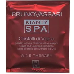 Bruno Vassari, Badezusatz, Kianty Spa Trauben Anti-Ageing Badesalz - 25 Gramm (Badesalz, 1 g)