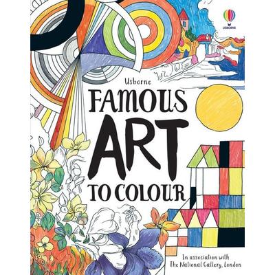 Famous Art to Colour, Taschenbuch von Susan Meredith, Usborne, 978-1-80531-429-5