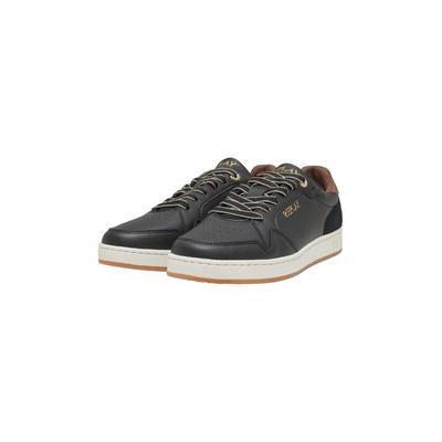Sneaker REPLAY "Replay SMASH SMART", Herren, Gr. 41, schwarz cuoio, Leder, Schuhe Sneaker