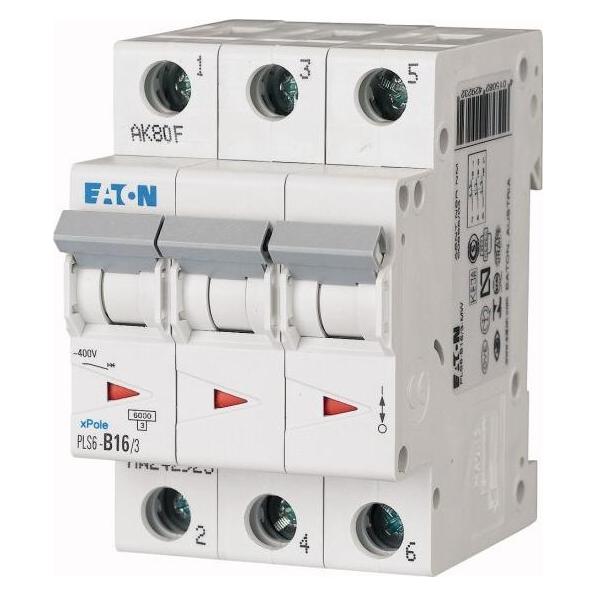 Eaton Automatik-Sicherung 16A 3P+N c-cart - Automatik-Sicherung 16A 3P+N c-cart pls6-c16/3n-mw (16 A) (243018)
