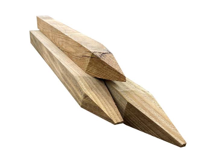 Oecoplan Viereckpfahl Gespitzt 150 × 3.7 × 3.7 cm