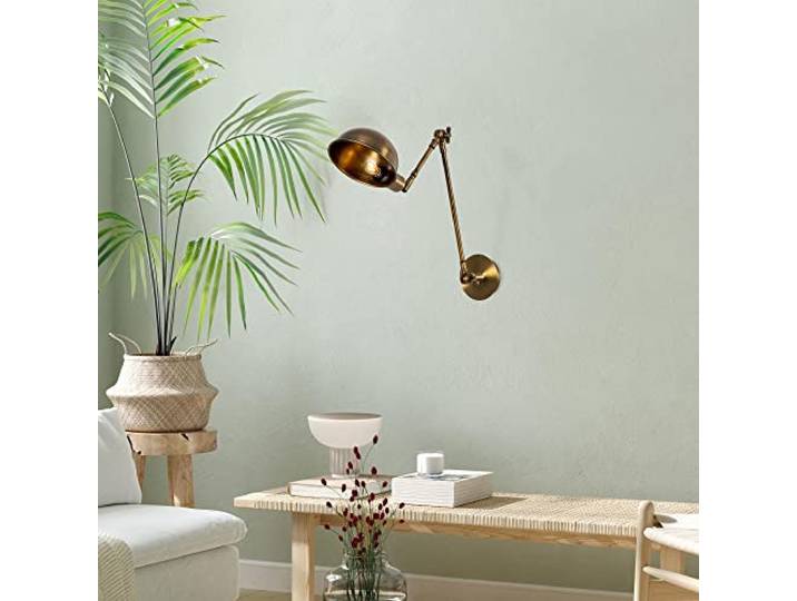 Vintage Wandlamp Strak en Geraffineerd Metalen behuizing