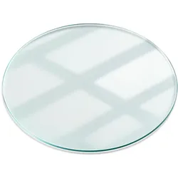 TISCHPLATTE Ø50 cm Transparente Glasplatte