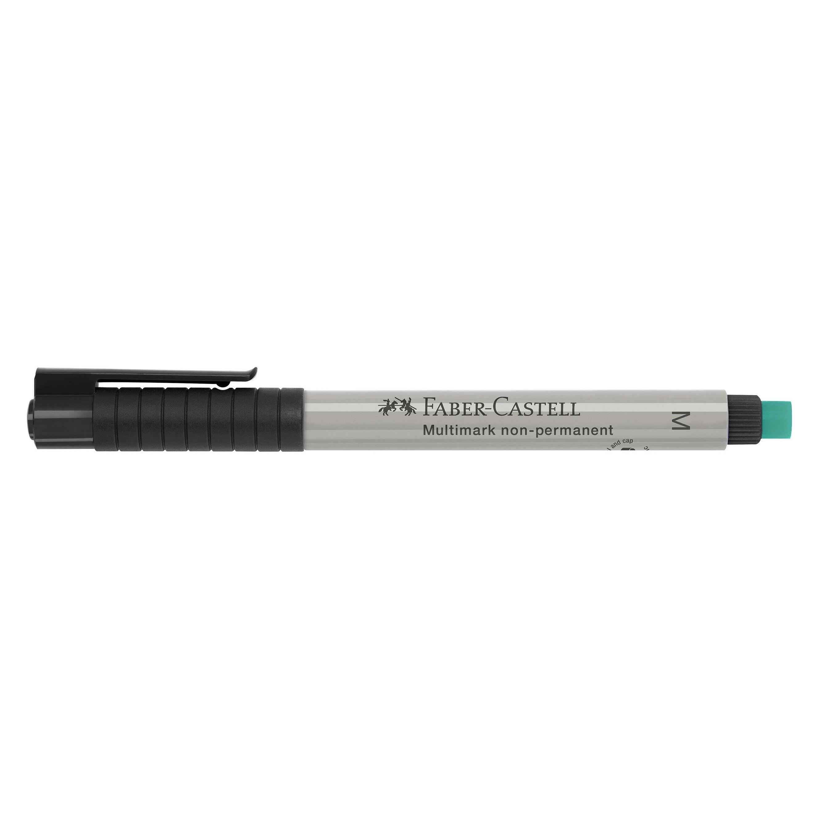 Faber-Castell Non-permanent Marker Multimark 10 Stück, M, Rot (10x) (152699)