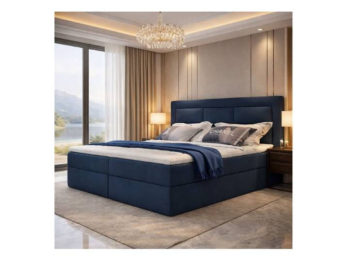 Best for Home Boxspringbett Vivre Boxspring bett–Bett mit Stauraum, Topper & Matratze (Set, 4-St., 140x200 160x200 180x200 cm), Verschiedene Liefermöglichkeiten, TOP Preis-Leistungs-Verhältnis