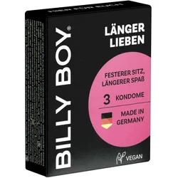 «Länger Lieben» Kondome für längere Liebe - ohne Chemie (3 Kondome) 3 St
