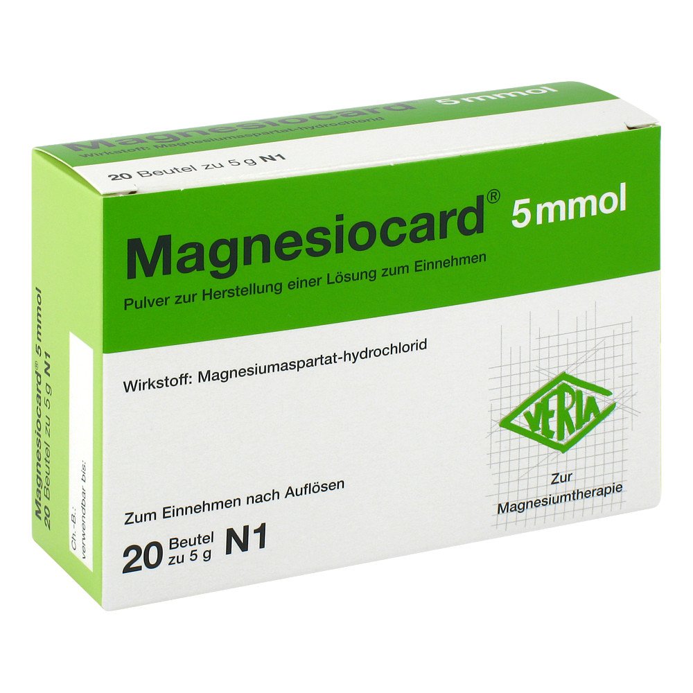 Verla-Pharm Arzneimittel GmbH & Co. KG Magnesiocard 5 mmol Pulver 01667858