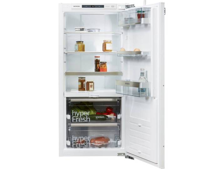 SIEMENS Einbaukühlschrank iQ700 KI41FADE0, 122,1 cm hoch, 55,8 cm breit, HyperFresh Premium 0°C: optimale Lagerung für frische Lebensmittel