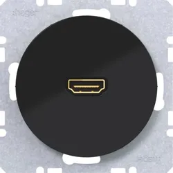 Hager HDMI Steckdose WLF4380BG