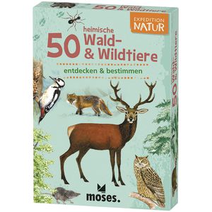 Moses Kartenspiel 9739 Expedition Natur, Wald- & Wildtiere, ab 6 Jahre, ab 1 Spieler