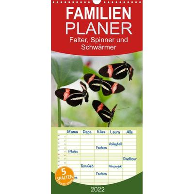Falter, Spinner und Schwärmer - Familienplaner hoch (Wandkalender 2022 , 21 cm x 45 cm, hoch)