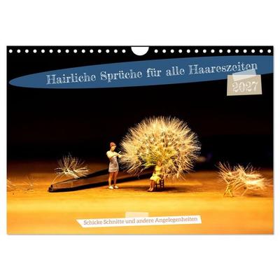 Hairliche Sprüche für alle Haareszeiten (Wandkalender 2027 DIN A4 quer), CALVENDO Monatskalender