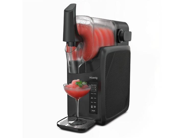 HKoenig Slush-Maschine Slh800 Schwarz, mit 5 voreingestellten Modi, 2,5L, Kunststoff, 23.7x46.8x45.6 cm, Küchenzubehör, Küchenhelfer, Küchenpressen