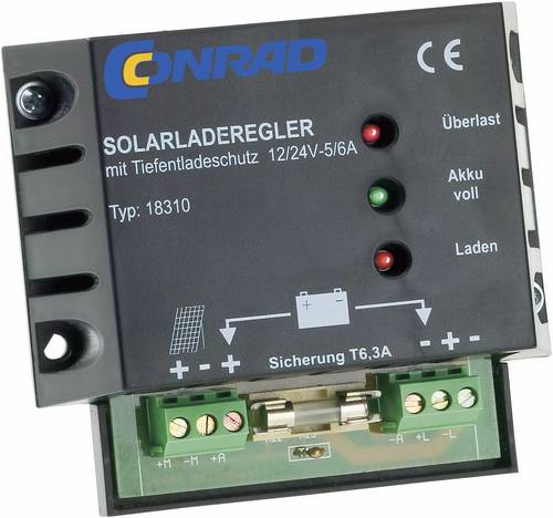 18310 Laderegler PWM 12 V, 24V 6A