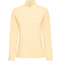 Jack Wolfskin, Damen, Funktionsshirt, Trail Half Zip (XL), Gelb