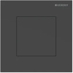 Geberit Typ 40 Urinal-Steuerung 116217141 pneumatisch, Square, schwarz matt / easy-to-clean-beschichtet