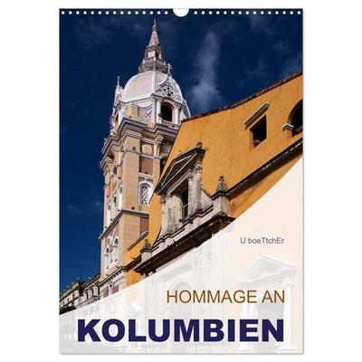HOMMAGE AN KOLUMBIEN (Wandkalender 2026 DIN A3 hoch), CALVENDO Monatskalender
