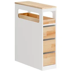 SoBuy, Badezimmerschrank, Aufbewahrungsschrank (23 x 65 x 82 cm)