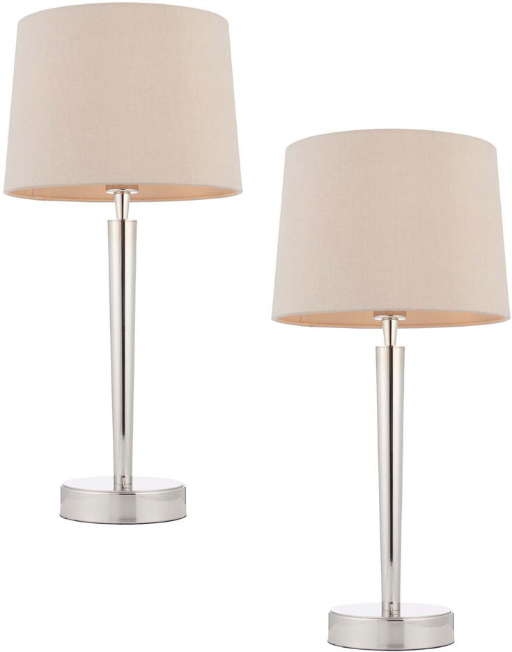Latitude Run Masonic Metal Table Lamp Silver 51.5cm H X 18cm W X 25cm D
