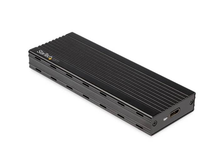StarTech.com Boîtier disque dur externe USB 3.1 Type C vers SSD M.2 NVMe, Enceinte ssd, M.2, M.2, 10 Gbit/s, Connectivité USB, Noir M2E1BMU31C