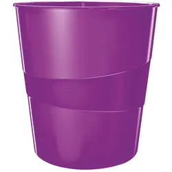 Leitz Papierkorb, Abfalleimer, Violett