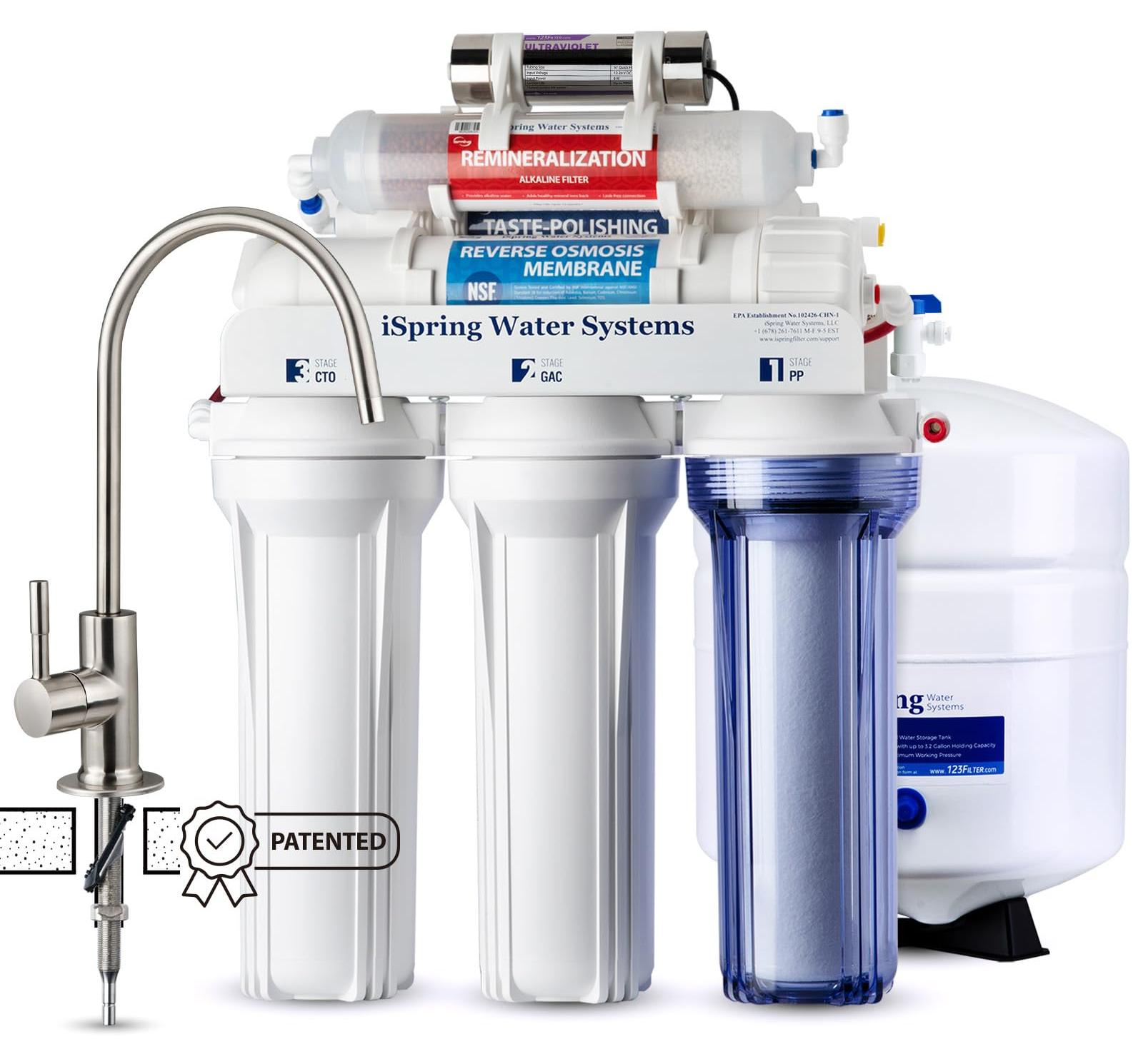 Umkehrosmose Filterpatrone Ersatzfilter - Ersatz für Modell RCC7AK und F28K75 - Wasserfilter - Für Umkehrosmose-Anlagen