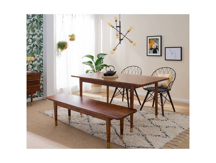 Table II 160 x 90 cm Marron/Marron
