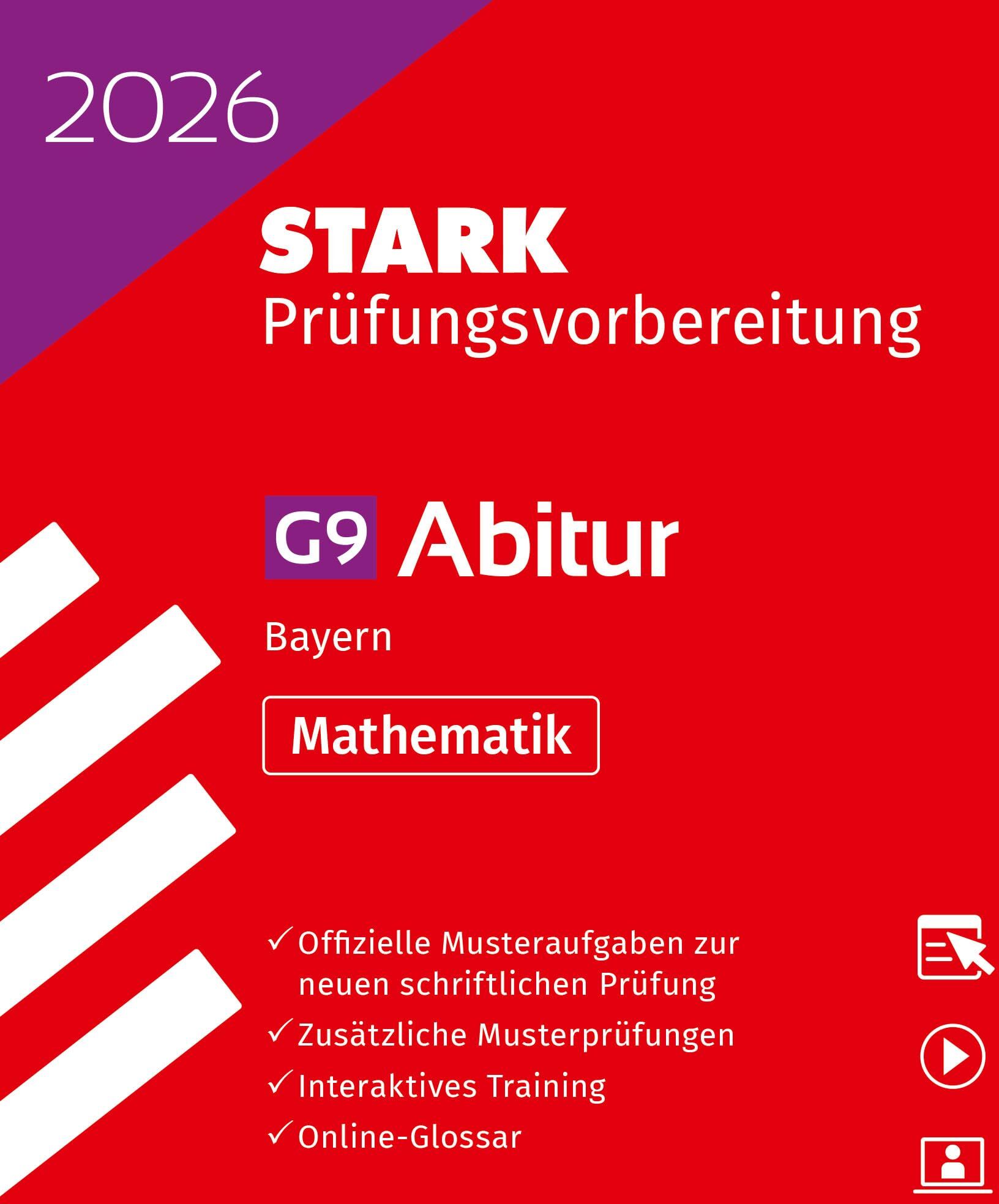 STARK Mathematik eA - Abitur 2026 Bayern - Prüfungsvorbereitung (Abitur-Prüfungen) - Preis vom 30.09.2026 22:30:23 h