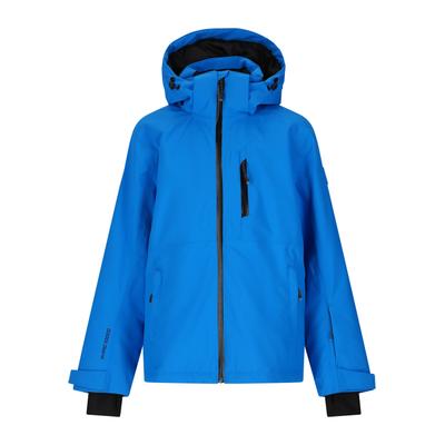 Skijacke WHISTLER "Rossburg jr.", Jungen, Gr. 12, blau, beige, 100% Polyamid, unifarben, normal, ohne Ausschnitt, Jacken Skijacke, mit DWR-Behandlung