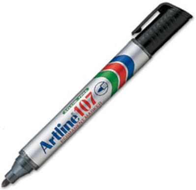 Artline Marcador permanente    107   1.5mm   Preto