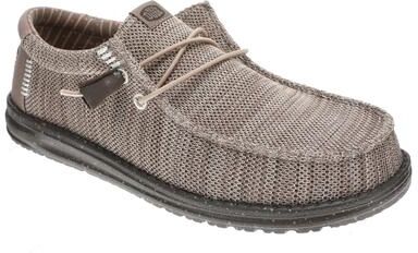 Hey Dude Wally Stretch Sox - Mens 8 Tan Slip On Medium