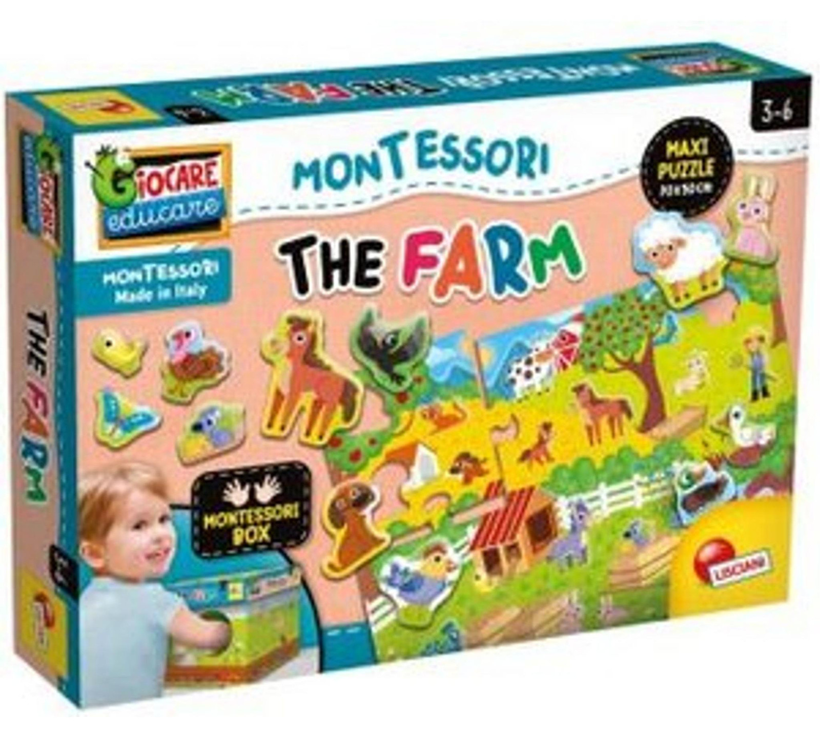 Lisciani Montessori tastdoos Boerderij