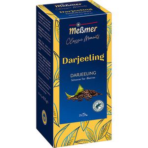 Meßmer Tee Classic Moments Darjeeling, Schwarzer Tee aus Darjeeling in Indien, 43,75 g, 25 Beutel