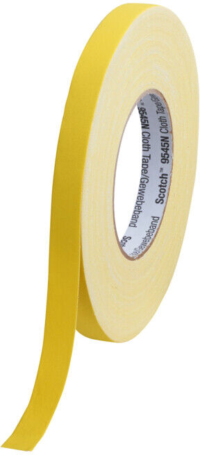 3M Ruban textile 9545N 15 mm x 50 m jaune imprégné (7000062736)