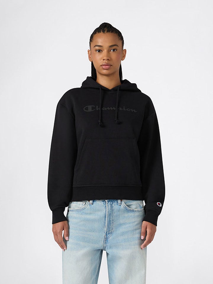 Champion Hoodie in Schwarz - XXL