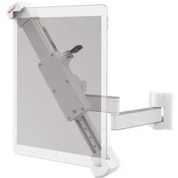 Barkan Tablet Wandhalter 7-14", abschliessbar, weiss, Tablet Halterung, Weiss