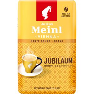 Julius-Meinl Kaffee Vienna Classic Collection Jubiläum, ganze Bohnen, Arabica & Robusta, 500 g