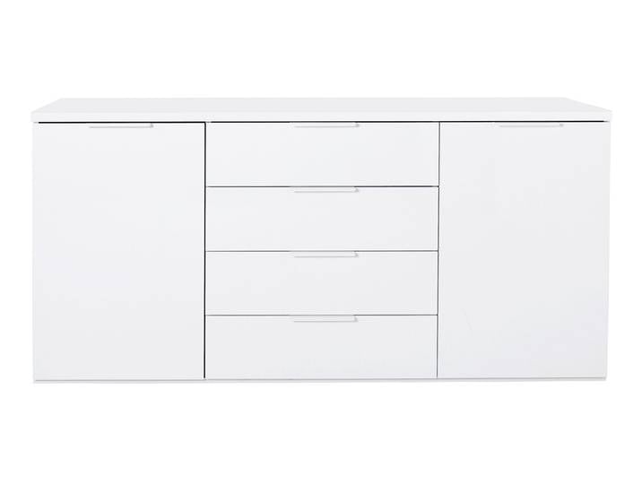 Sideboard weiß hochglanz 171 x 83 cm 4 Schubladen - MUNDI