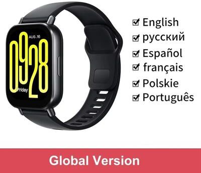 Uplifted Finds Xiaomi Redmi Watch 5 Active Global Version Smartwatch gl Black