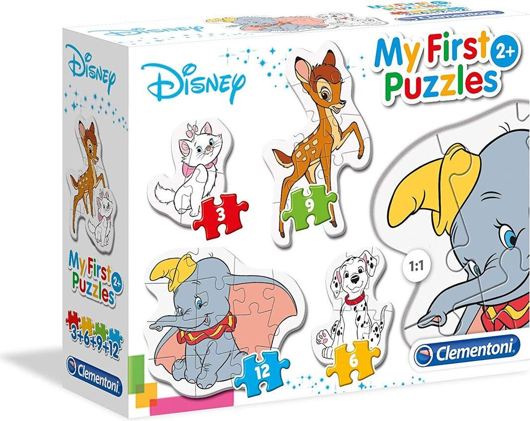 Clementoni Mijn Eerste Puzzels Televisie/film, 3 stuks